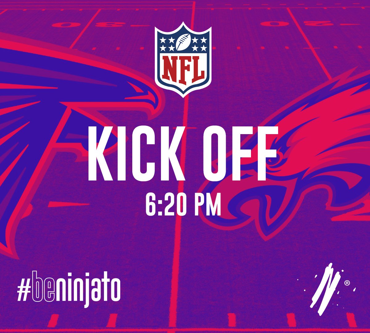 ninjatobtl's tweet photo. Ready for KICK OFF? 🏈🏈
Hoy 6:20 pm 

#NFL #BeNinjato https://t.co/1bdb6jwYfW