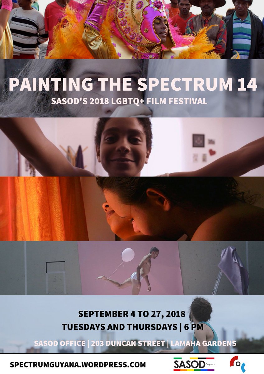 SASODGuyana's tweet photo. #Spectrum14 continues this evening at 6 PM right at our office, with screenings of a series of #short #films from all around the world. Come out and enjoy quality #entertainment and great #company plus there are #snacks and a variety of #drinks on sale. ADMISSION IS FREE! https://t.co/HVWGIOfvLZ