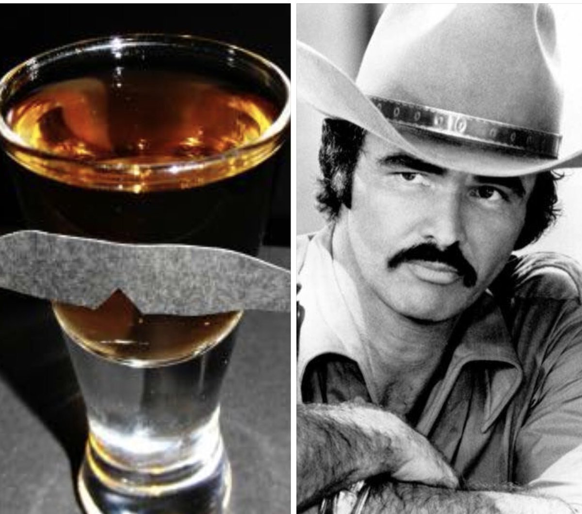 P_Firehouse's tweet photo. RIP Burt, the Man, the Myth, the Legend. Lets celebrate this mans life with his signature shot On special tonight! #ripburt #3for12 #totheman #burtreynolds ***please drink responsibly https://t.co/1CrxySxqsY