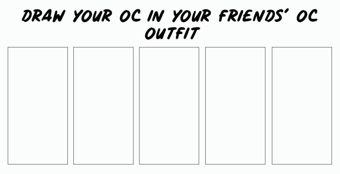 Awesomeaaron Draw Your Oc In Your Friends Oc Outfit A New Art Challenge This Challenge Seem Interesting And I Really Want To Do This Challenge Because It Seem Fun