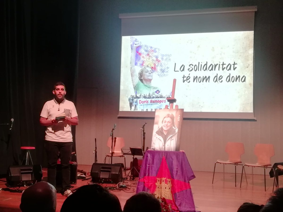 Avui hem assistit a l'acte en homenatge a Doris Benegas organitzat per <a href="/Homenatge_Doris/">Homenatge Doris Benegas</a>. Tota la solidaritat a l'internacionalisme comunero de <a href="/IzcaNacional/">Izquierda Castellana</a>. El millor homenatge la victòria!
