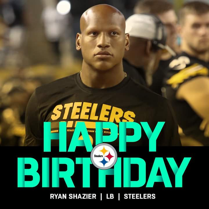 HAPPY BIRTHDAY, Ryan Shazier!  