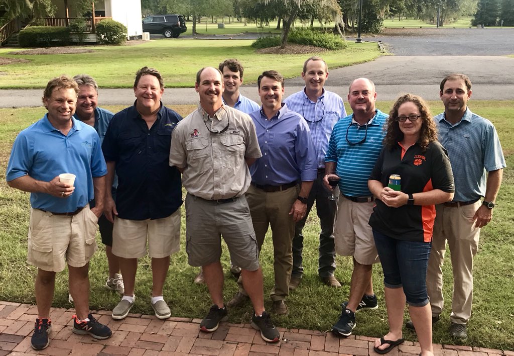 SCgreenindustry's tweet photo. Our Board Retreat in Wampee was a great success! We got a lot of work done, talked about how to promote our members and about two big events coming up: Fall Field Day and our Annual Trade Show!
#Wampee #Lowcountry #SCGIA https://t.co/Hmi6Keo0hQ