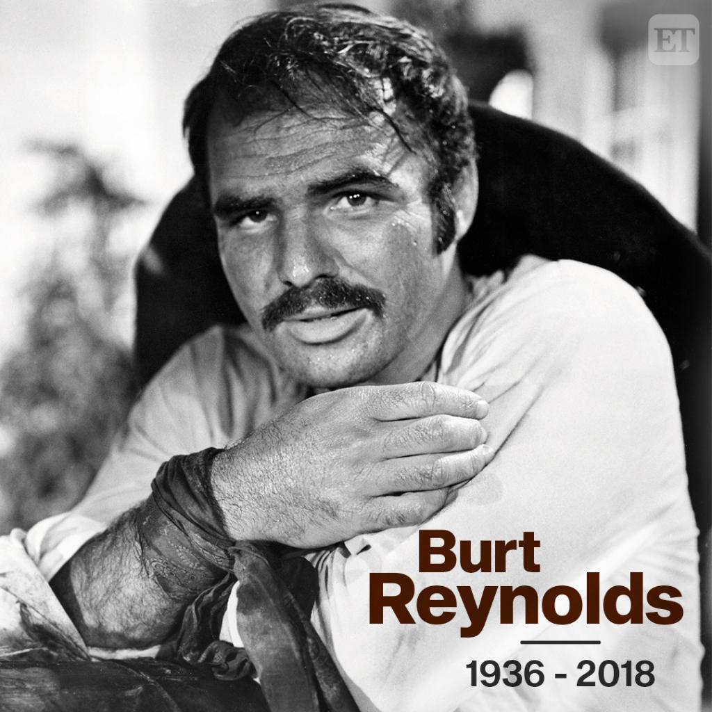 etnow's tweet photo. Rest in peace, Burt Reynolds. #RIPBandit https://t.co/F0WJDJIHBi
