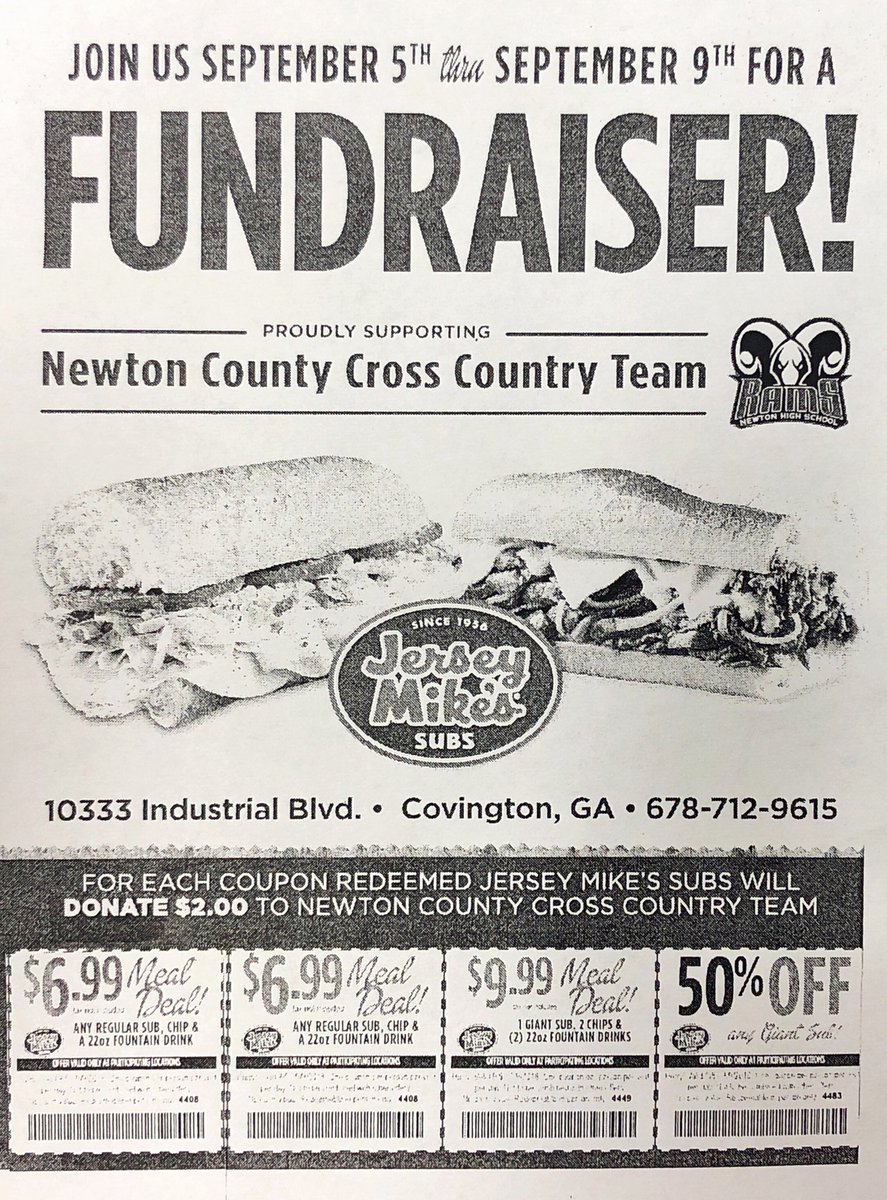 newton_xc's tweet photo. Pit stop on the way to NewRock Championship! @jerseymikes coupon days through Sunday! https://t.co/jWDJhOa3K9