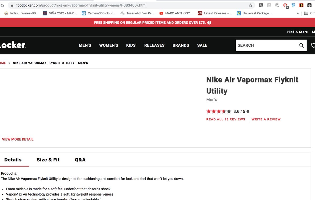 nike air vapormax flyknit utility footlocker