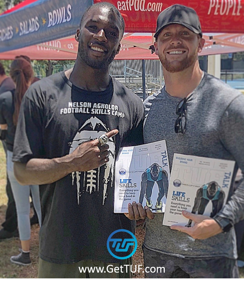 TrainUpFirst's tweet photo. Good luck @nelsonagholor15 tonight kicking off the @nfl season! 

#getTUF #goeagles #Trainupfirst #TUF #lifeskills #SEL #NCAA #college #students #studentathletes #tampa #florida #sports #academics #network #inspire https://t.co/IZh8XFtPp7