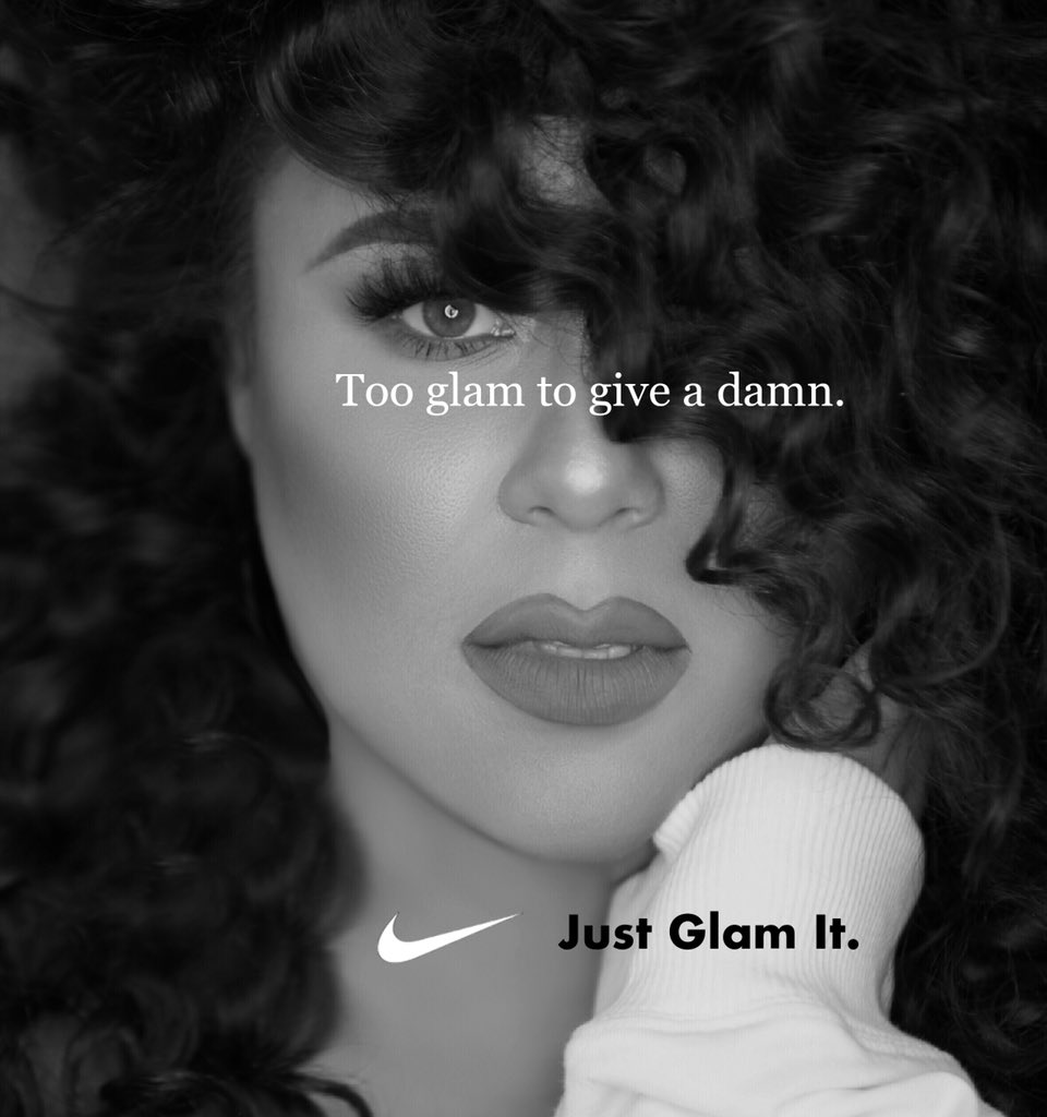 TheNicholeRay's tweet photo. ππ€£π€£π€£ #JustGlamIt πΈ @shotbysham
#beauty #nike #justdoit #glam #mua #glambynicholeray https://t.co/o7nHvB0QU1