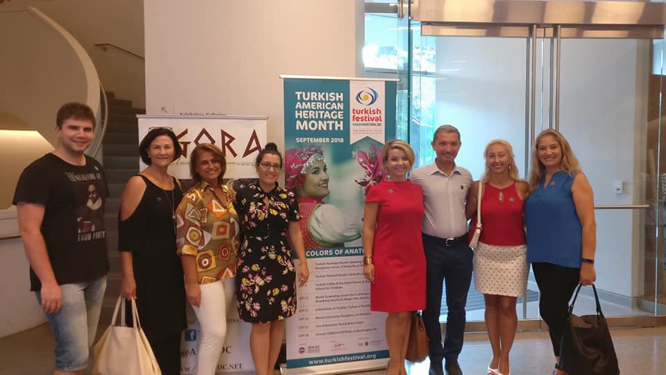 TurkishHeritage's tweet image. 7th Turkish Heritage Month kick-off @GWTextileMuseum introducing Nomad’s Art: Kilims of Anatolia exhibit #turkishkilims #turkishheritage