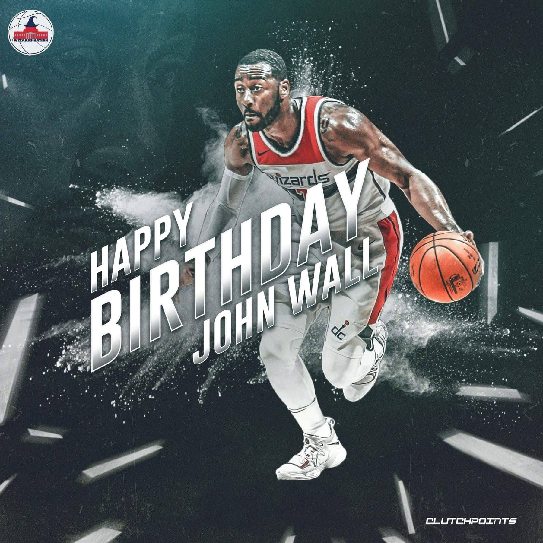 Happy 28th Birthday to John Wall  