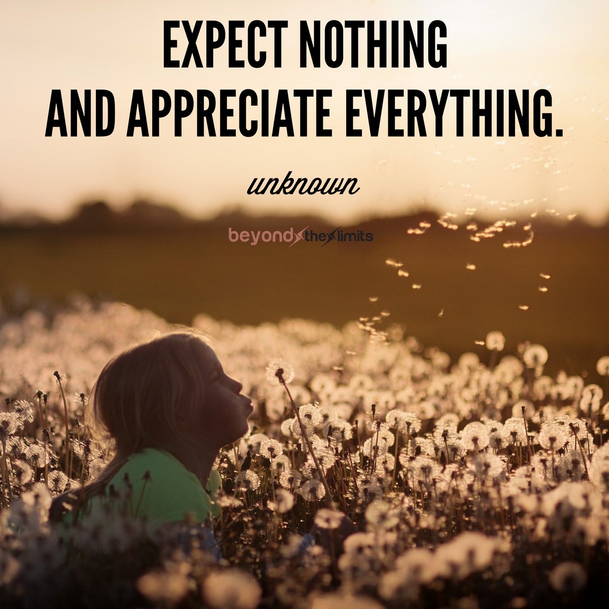 beyondxtxlimits's tweet photo. “Expect nothing and appreciate everything” ―  Unknown
#life #quote #joy https://t.co/YluL7yWQih