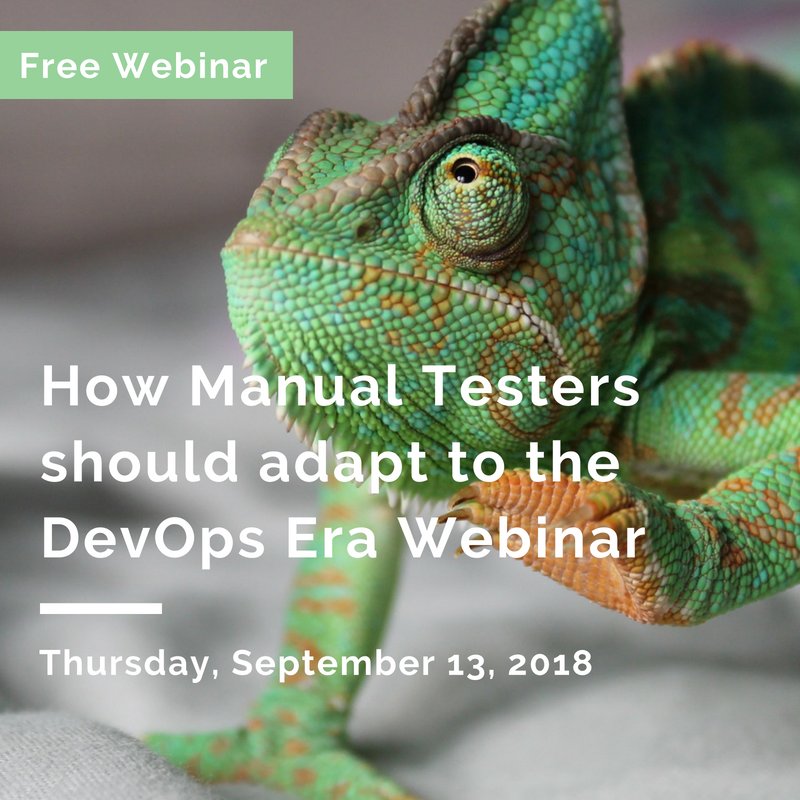 sqawebinars's tweet photo. 1 Hour of Learning on Sept 9 can help you stay ahead.
Join this technical webinar How Manual Testers Should Adapt To The Devops Era
URL: https://t.co/9H40auFgUO
#SQAWebinars13Sept2018 #SQAWebinars
#SQAWebinars #TestingWebinars #GoToSQAWebinars https://t.co/pLhhB7Gj7h