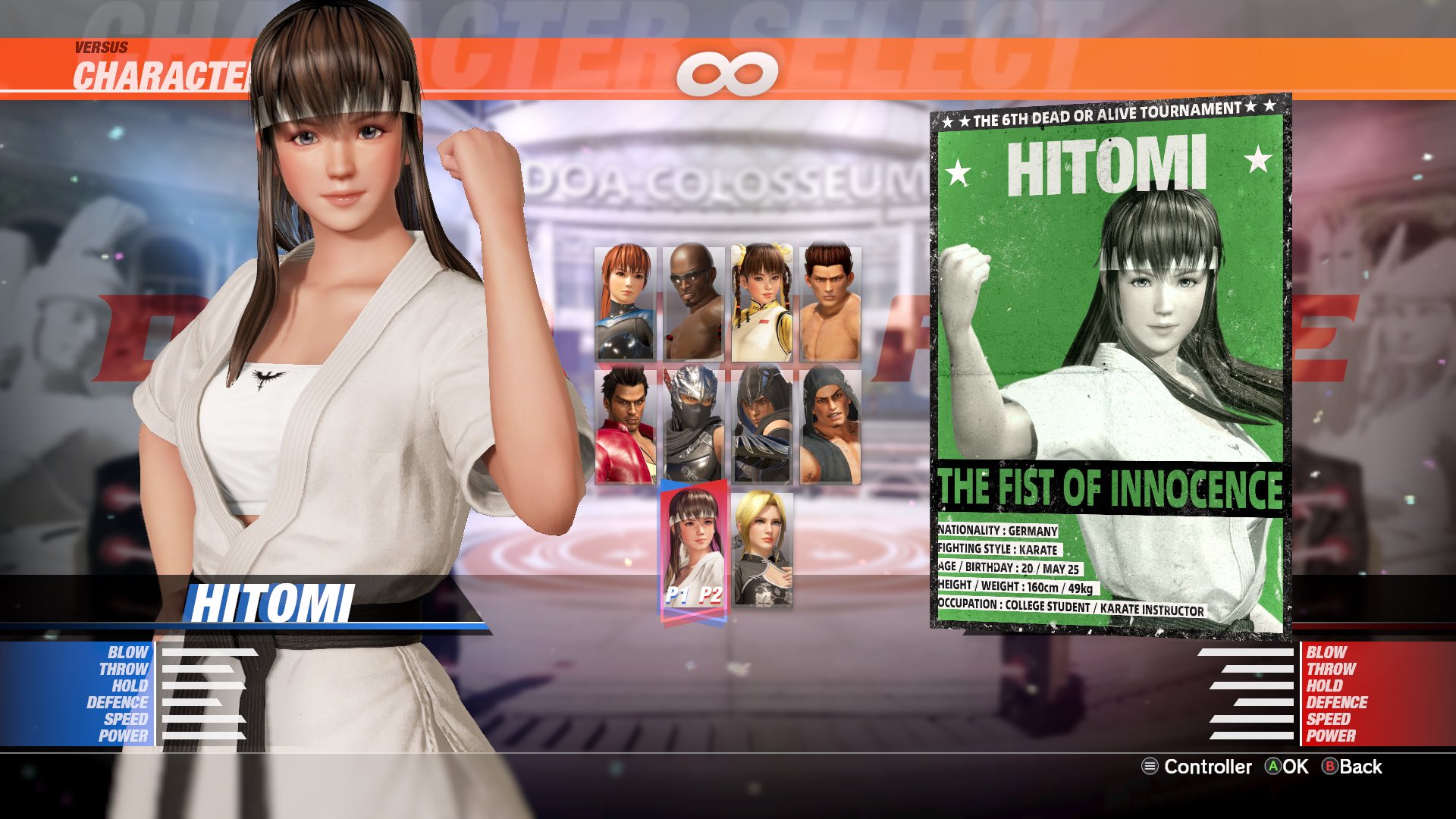 Doatecdoa6official On Twitter Here Are The 3 Current Outfit Options And Info Car For Hitomi 