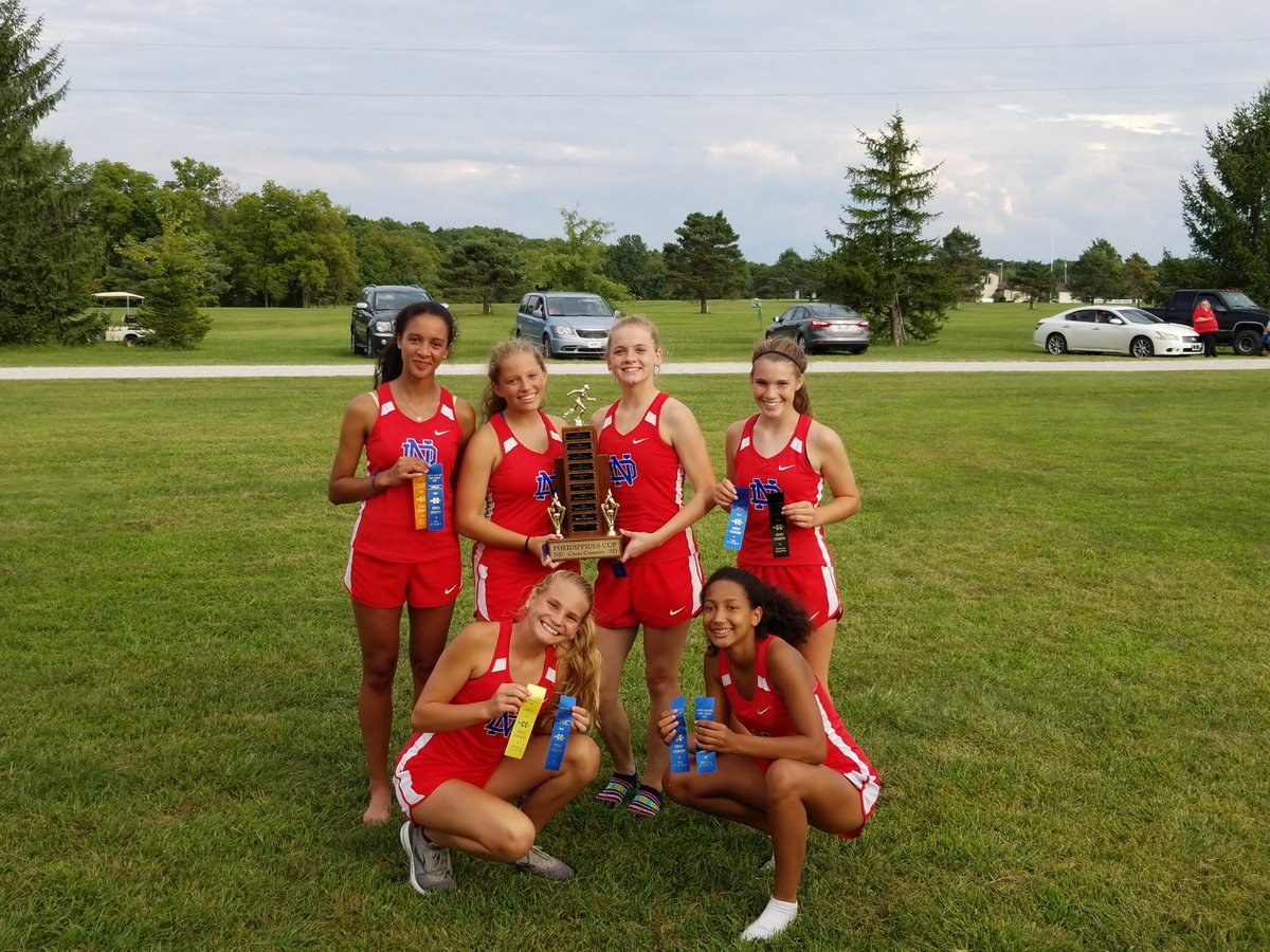 CHARGER GIRLS WIN CIVIL WAR XC MEET!