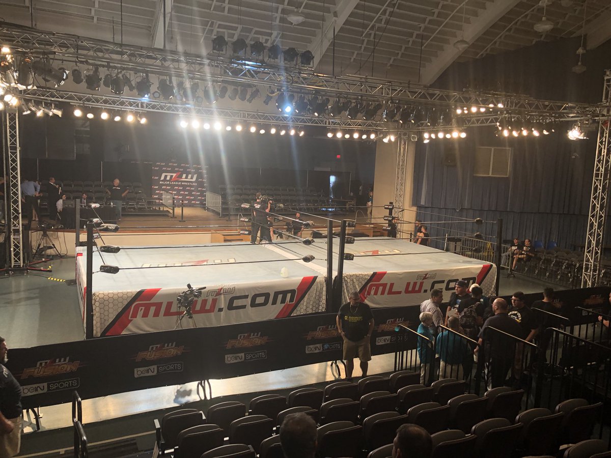 elder_sweet's tweet photo. @ElderSour and I are representing @BYOCBShow at @MLW #WarGames.  We’re not on the card, but, ready to tag in.  #fFj #InternClub https://t.co/jglnRIDc1k