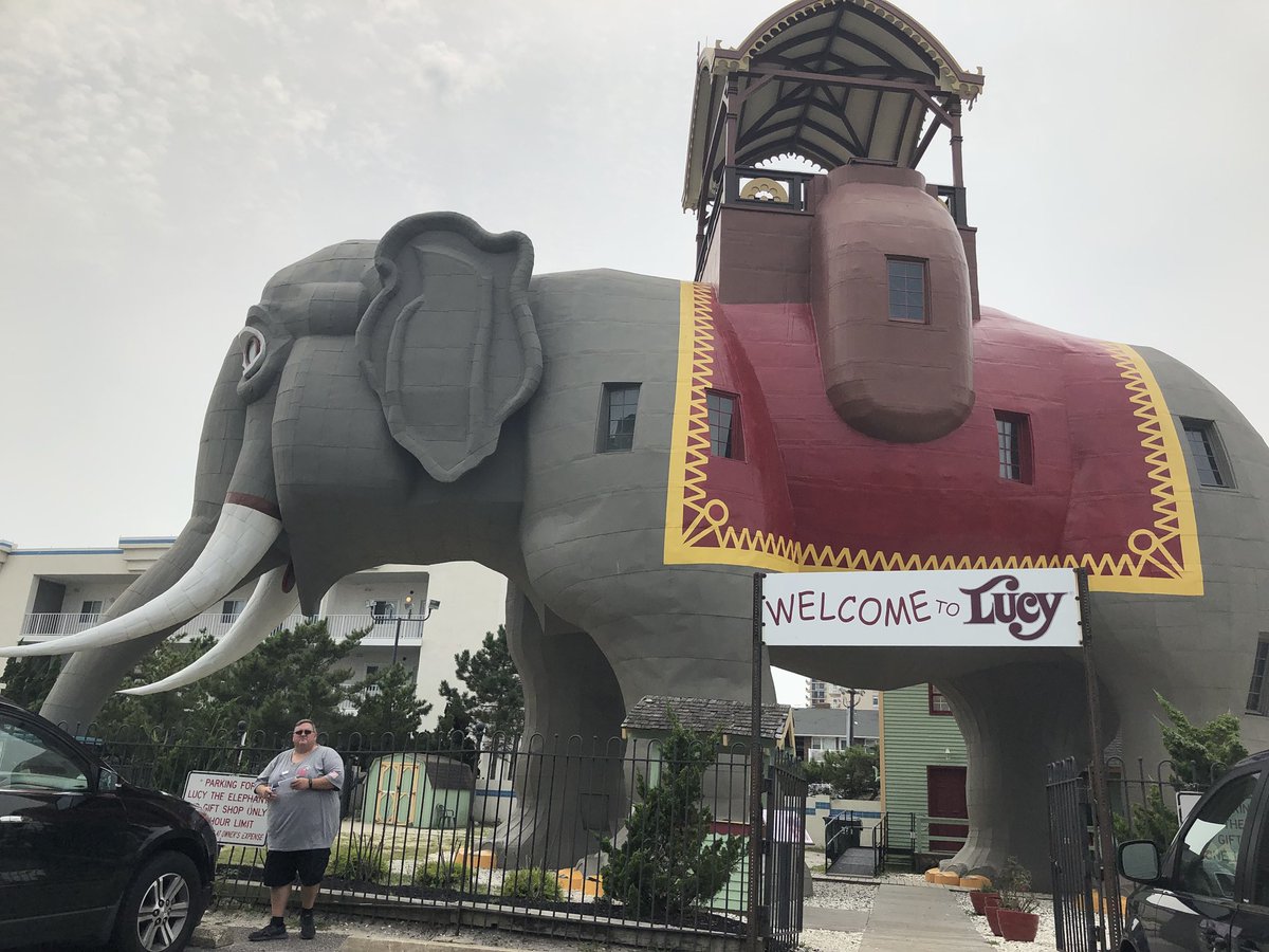 Lucy still standing in #Margate New Jersey.