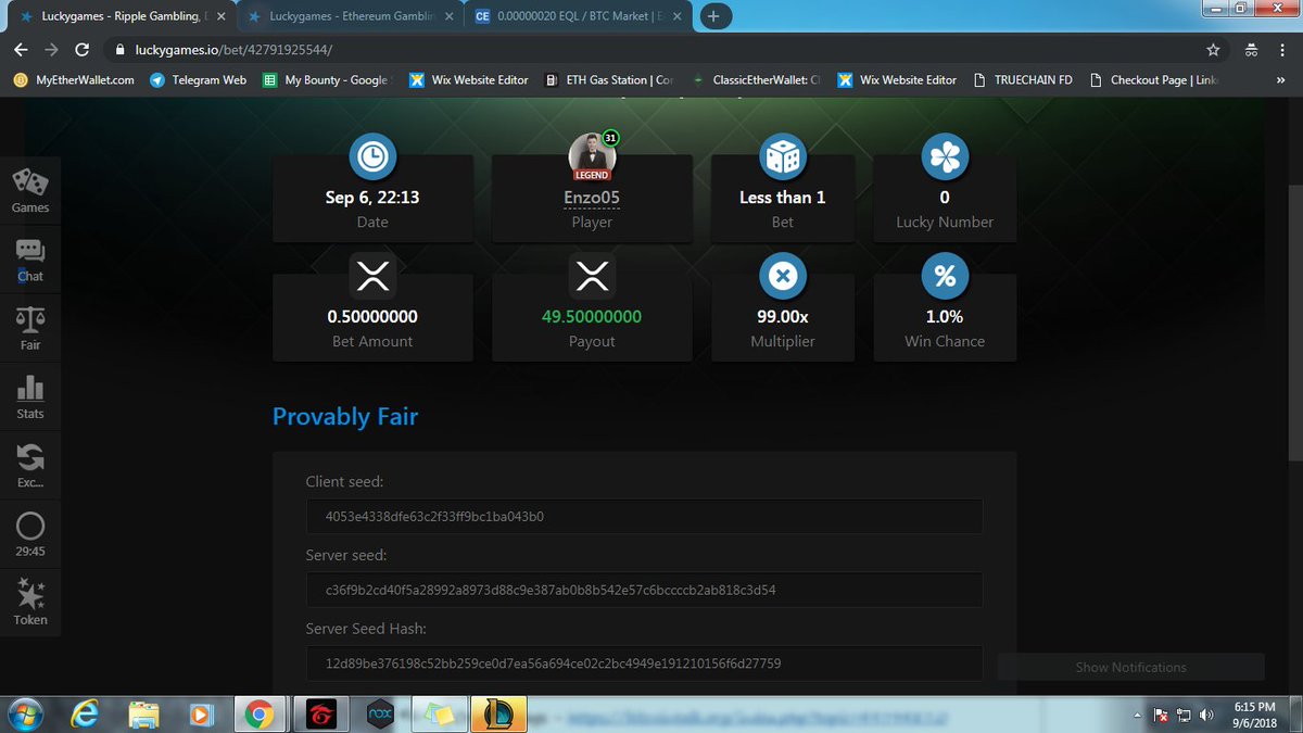 shufflegummy's tweet photo. All in instinct ! hahahaha
@luckygamesio
#awesomecryptogamblingsite
#bestsiteever
#xrplover https://t.co/fAtXrG5VBP