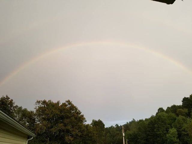 JustinRothWx's tweet image. Booneville, KY Rainbow from viewer Angi Willoughby #viewerphoto #kywx #rainbows #storms @StormHour @Ginger_Zee