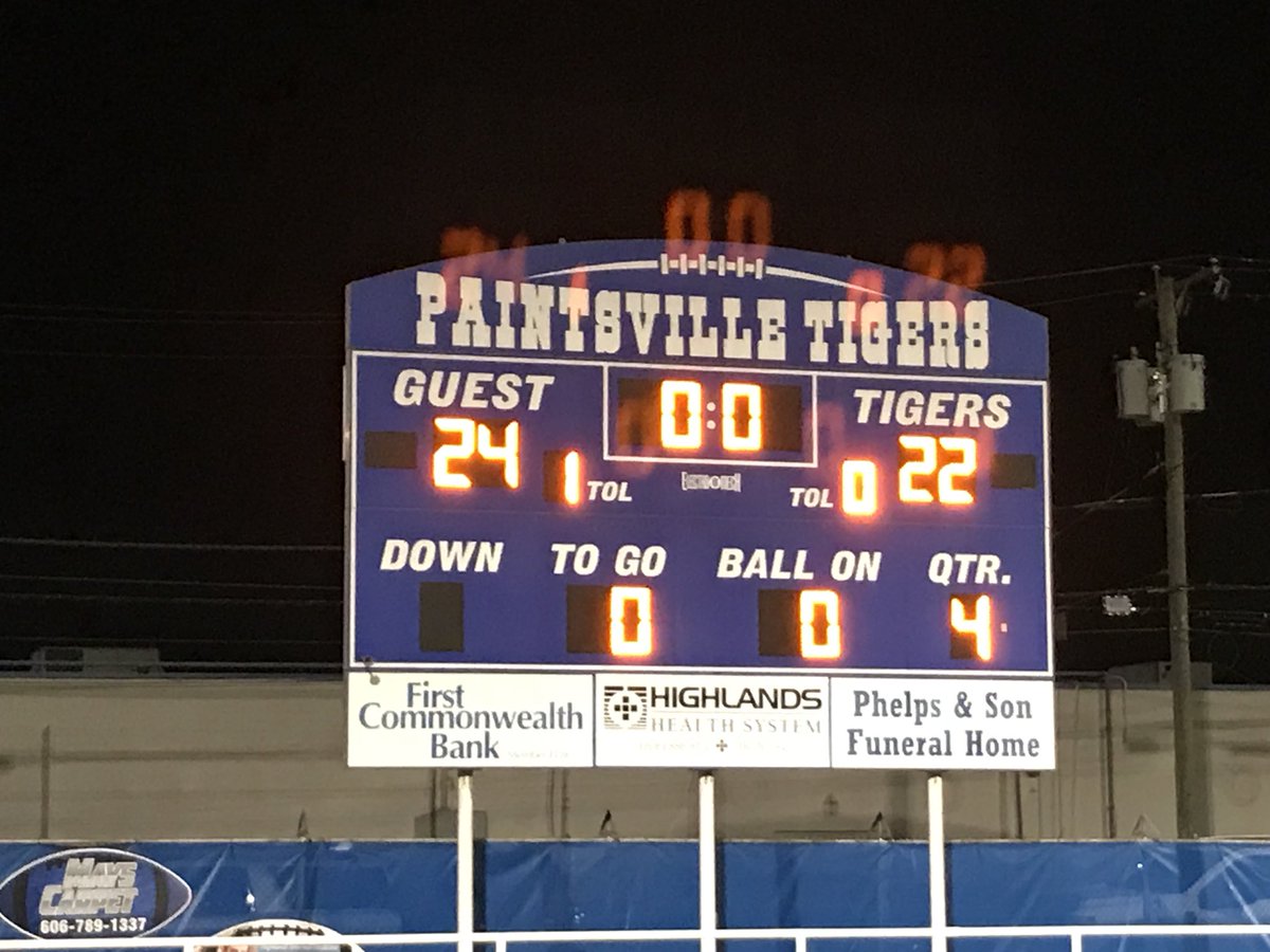 PikevilleHSFB's tweet photo. Congratulations to Coach Branham &amp; the Junior High Panthers on their win over Paintsville on the road! Down 22-8 at the Half. #HailPikeville https://t.co/9MpUOKVjNR
