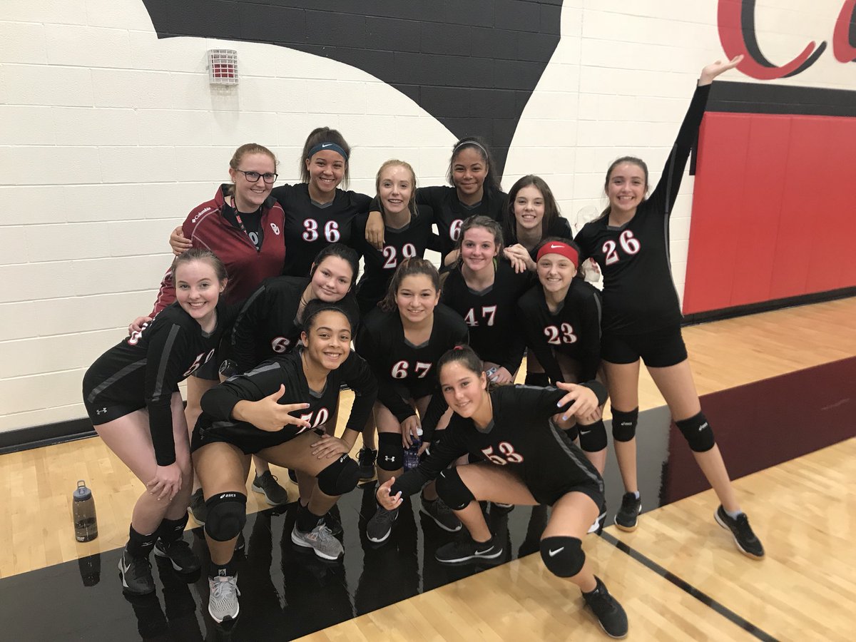 ECMSCardinals's tweet photo. Home sweep by all 4 volleyball teams tonight!! Great job ladies!! Red Red!!! #MMSInspires https://t.co/RMAz7WOEr5