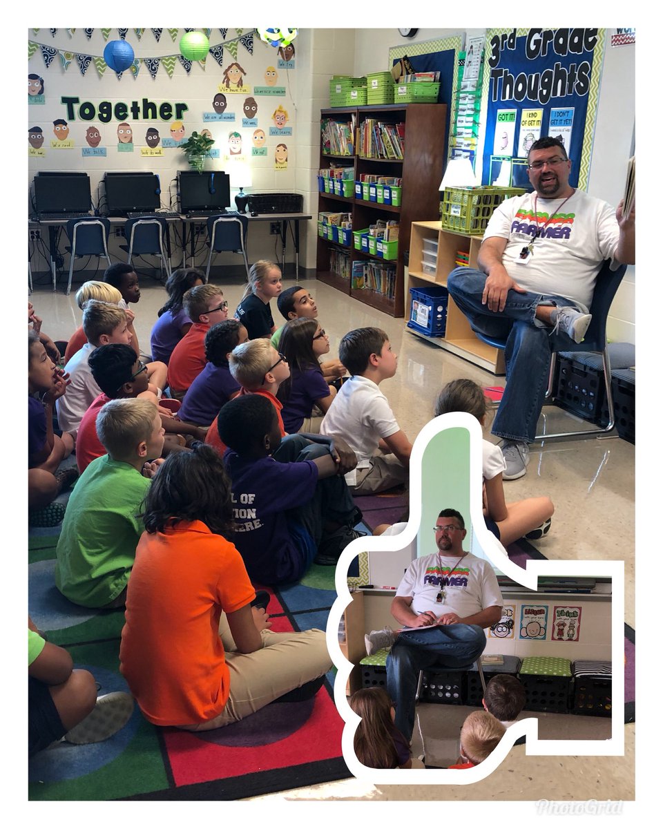 Mr. Toole rules! Thank you for visiting our class today and answering the big questions. #whatruledoyouhate #whatdoyoudoinyouroffice #leadersrule  #schoolrules #orderandsafety #government #principalfromtheblacklagoon @ndtoole @FarmerDragons