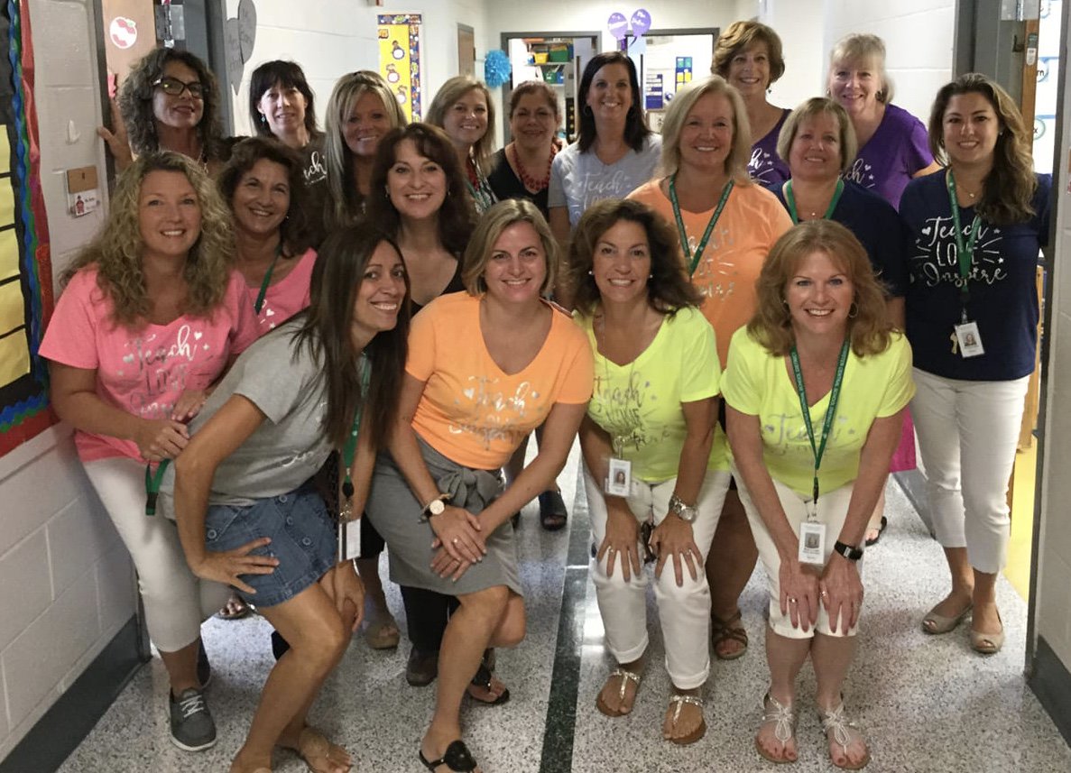 BSCDCSemmens's tweet photo. Kindergarten team spirit!  **Teach, Love, Inspire*** https://t.co/uhInYRFC2k