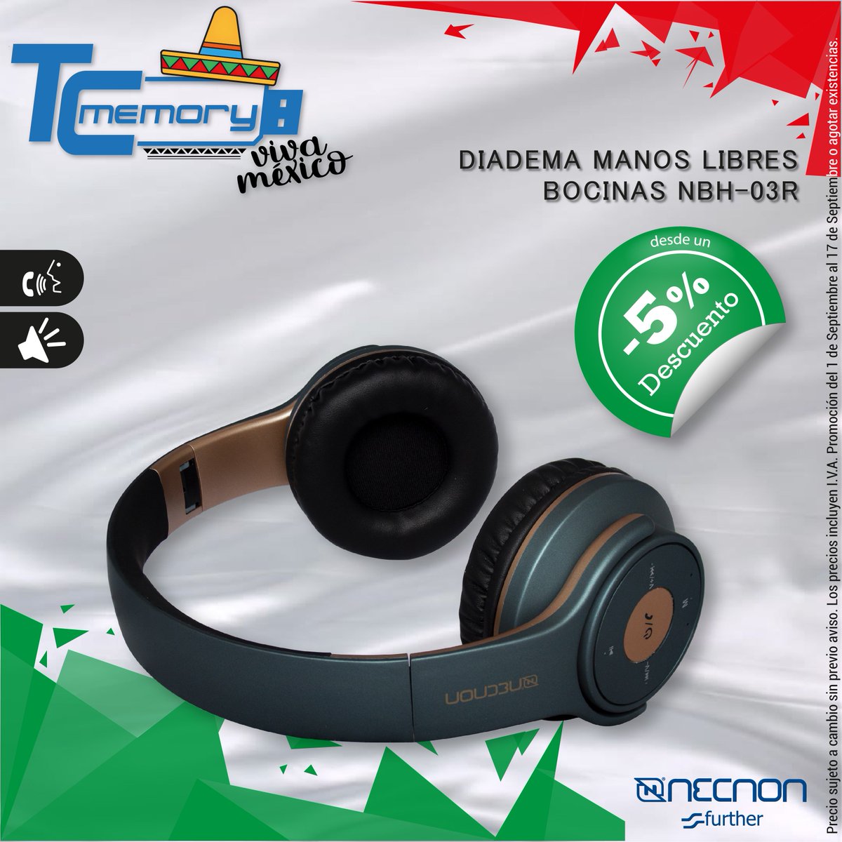tc_memory's tweet photo. 🎊¡¡Que vivan los descuentos!!🎊
😯5, 10 y 15%☑️Descuento Visita nuestras sucursales
👉https://t.co/28EBGzCWqL contamso con venta en línea con ✅envío a toda la república #Tecnología #TCMemory https://t.co/knvIu7AsZX