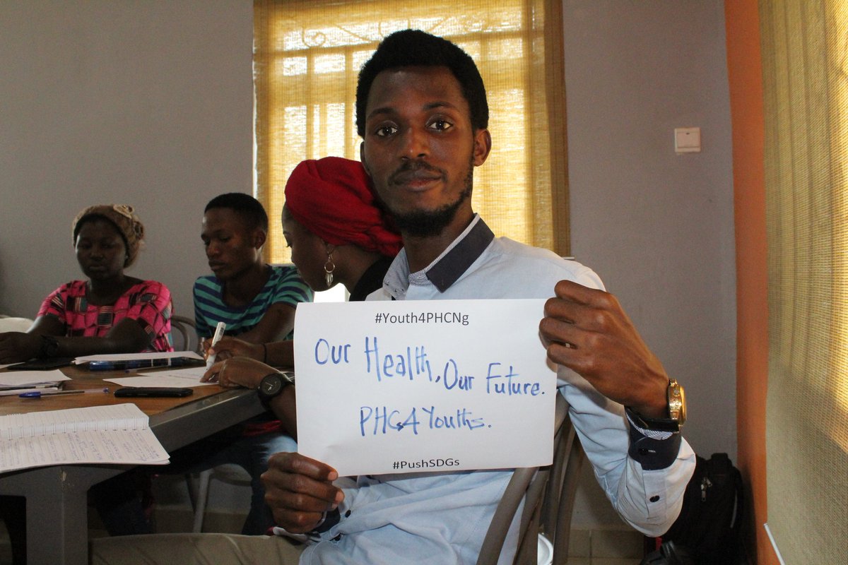 SDGsInteractors's tweet photo. We want to live, we have aspirations and dreams, investment in #PrimaryHealthCare is an investment in our future, and our future depend on our today
#PushSDGs 
#Youth4PHCNg 
#HealthForAll 
#UHC 
#SDG3 
#Health4AllNaija https://t.co/RF7CWAGDAE