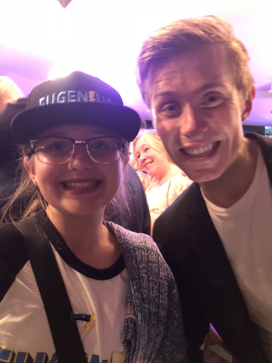 matthewpudney's tweet photo. @eugeniusuk superfan visit to the show today and she loved it!!! https://t.co/i7QD0Y6dJ0