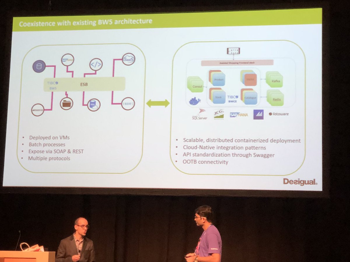 rahulkamdar's tweet photo. One of my favorite stories @desigual and such a cool brand sharing their transformation leveraging #BusinessWorks #ContainerEdition #BWCE #TIBCONOW
#coexisting and #hybrid deployments
#TIBCOCloudIntegration https://t.co/f6xaXdkVWb