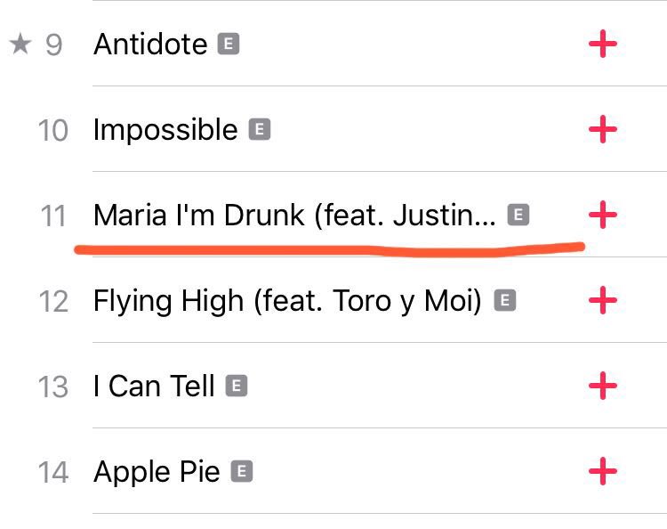 Travis Scott’s “Maria I’m Drunk” has now been added to Apple Music 🍎