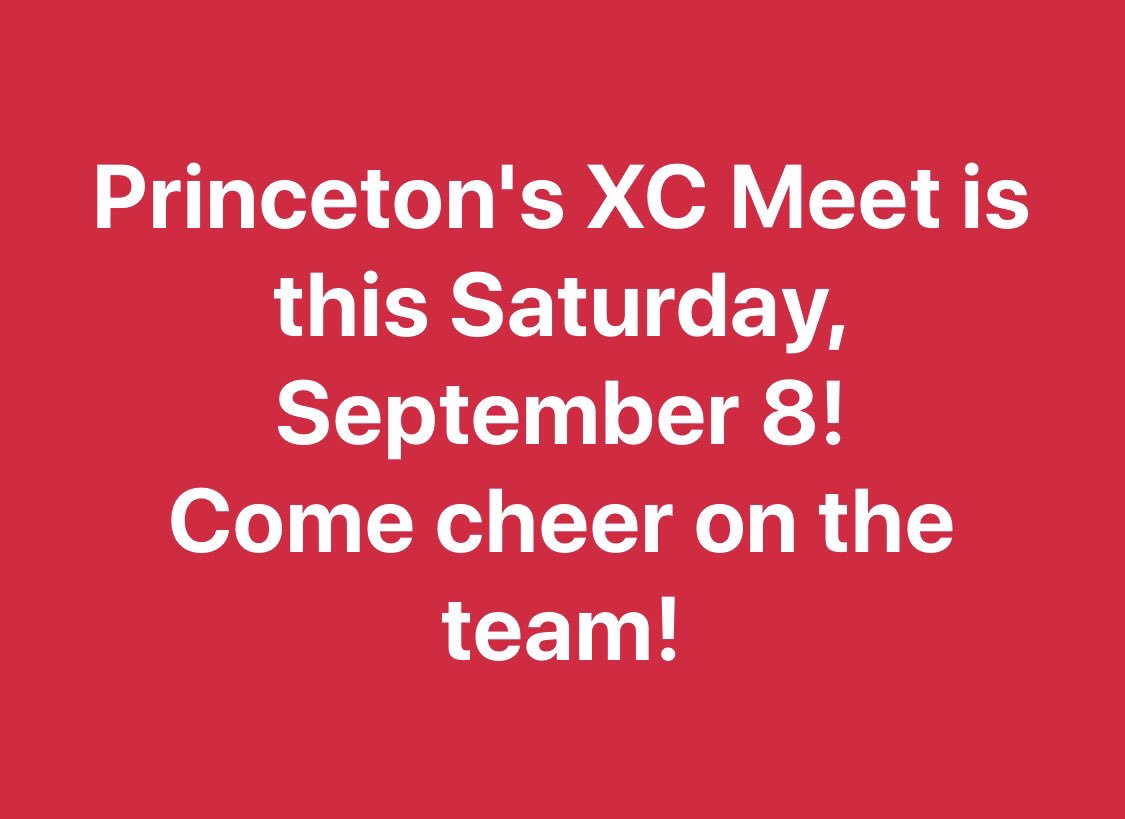 Princeton XC tweet media