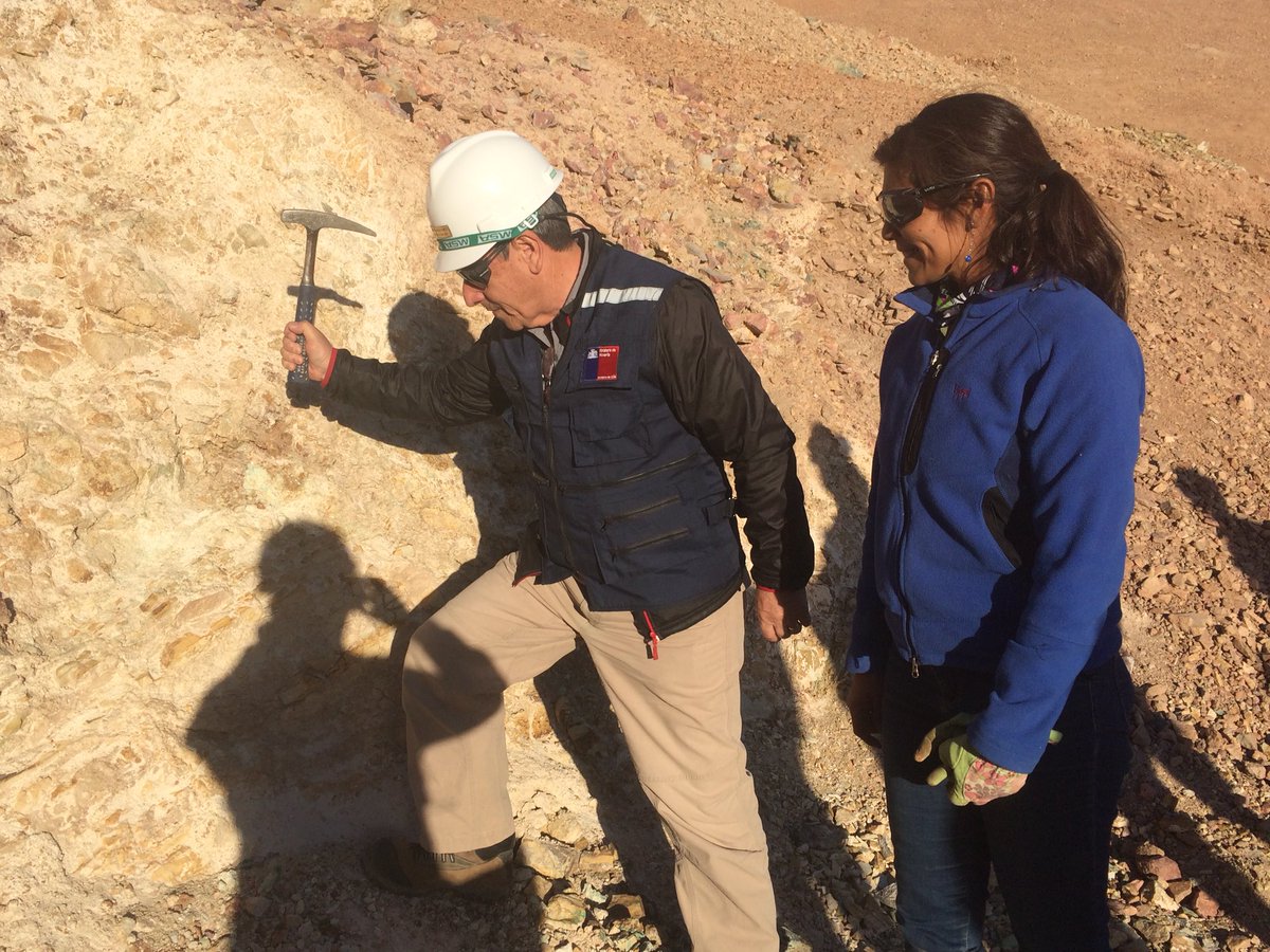 SeremimineriaA's tweet photo. HOY: Seremi de Minería Humberto Burgos, visitó mina Tornasol, ubicada al Noreste de Calama, oportunidad donde pudo conocer las principales características de esta faena que se encuentra en etapa de construcción y la hacen destacable. https://t.co/Einypat2zq