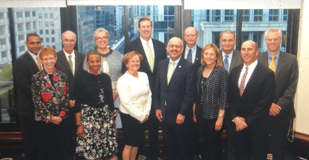 Honored to represent <a href="/BucknellU/">Bucknell University</a> and host an esteemed group of peers and members of the national media at the inaugural #PresidentsDinner. #HigherEd