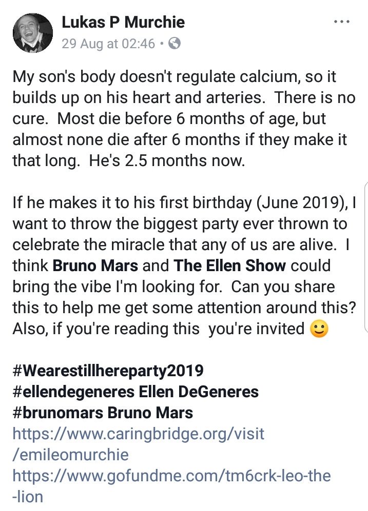matthew_griffen's tweet photo. @TheEllenShow make this happen #wearestillhereparty2019 https://t.co/GfmooGKhC8