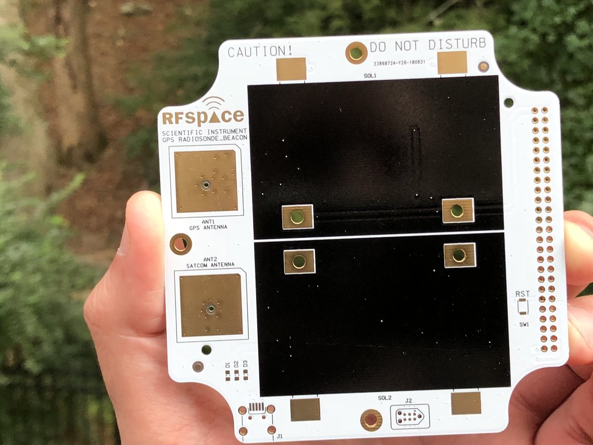 This Muon Beacon top board came out looking pretty good. Time to solder some solar panels, <a href="/ublox/">u-blox</a> GPS and Iridium antennas
