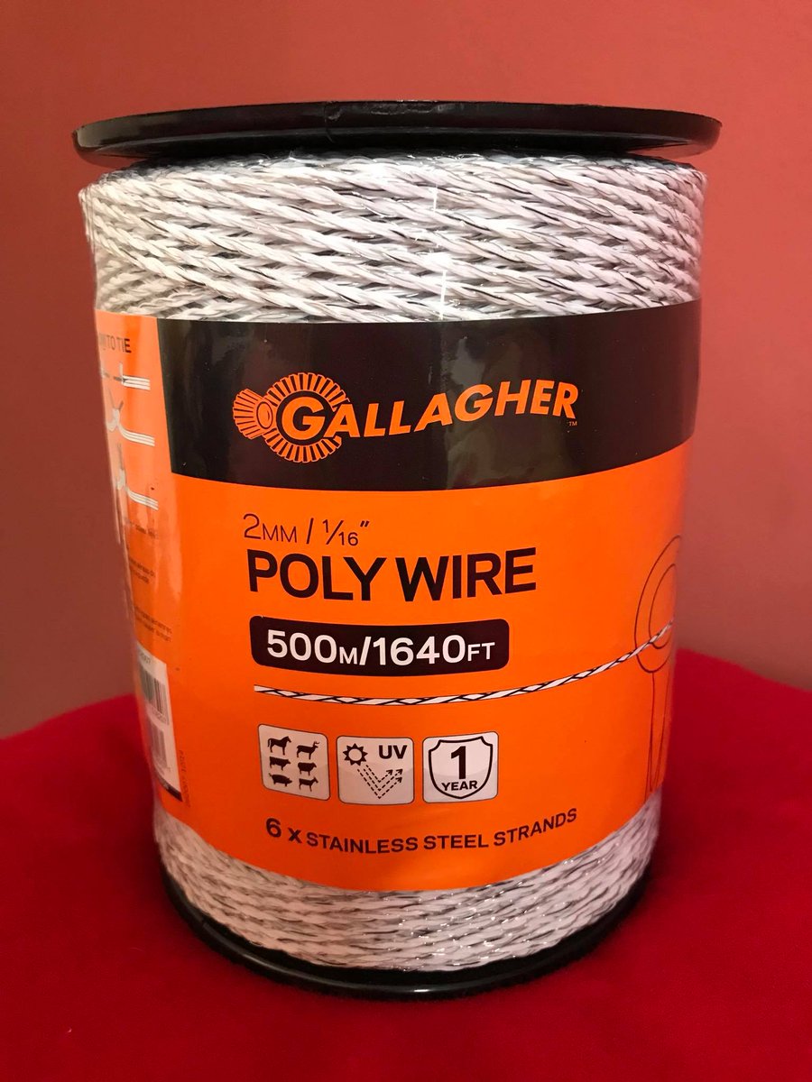 conrepressac's tweet photo. #SistemasdeCercasEléctricasGanaderasGallagher 

🇵🇪CORDÓN PARA CERCO GANADERO GALLAGHER 🇵🇪️

Cordón para cercas portátiles, de alta visibilidad para el control del ganado. Elaborado con materiales resistentes a los rayos UV.

#CercosGanaderosenPerú #GanaderíaPerú #Zootecnia https://t.co/TxjrgogeTp