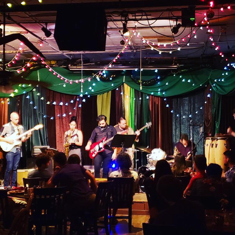 BandPluma's tweet photo. Here is a photo of our 1st show on Tuesday at @MercuryCafeCo.  #livemusic #jazz #fusion #world #music #funk https://t.co/a71697EJsO
