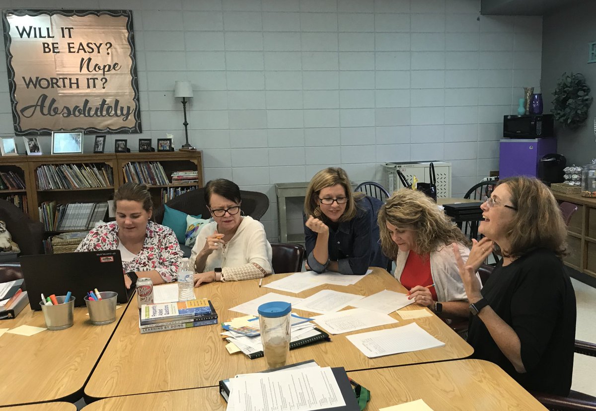 fshort915's tweet photo. Teachers @EastPointeElem worked together and with @jvanderels to look at student data &amp; determine areas in need of intervention. Was it easy today? Nope. Will it be worth it? Absolutely. #PLC4AR #proudtobeEP #atplc #SolutionTree #goodtogreat https://t.co/fITHbscot2