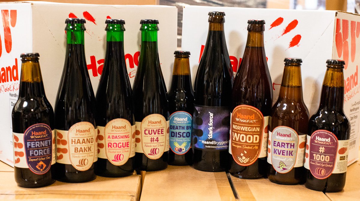 LimeVentures's tweet photo. Haandbryggeriet is a small Norwegian brewery equally known for their sours made with local and nordic ingredients as well as their amazing stouts and Christmas beers. Every beer you have from will be an experience you will never forget! Skål! #limeventures #barrelaged #craftbeer https://t.co/T2utZ5PXlT