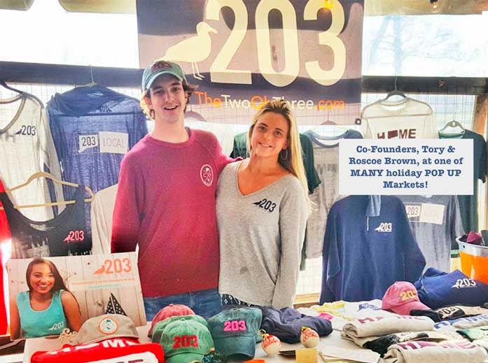 indretailer's tweet image. Here's how one brother-sister duo set out to create Connecticut's lifestyle brand - and succeeded! In just a few short yers @TheTwoOhThree has become a ubiquitous influence in Fairfield County buff.ly/2M4rK2v