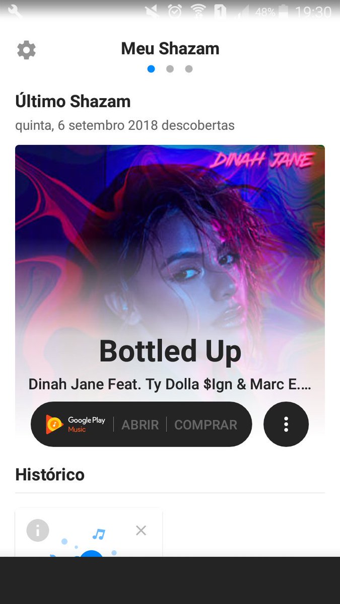 djhmajesty's tweet photo. A MÚSICA DA DINAH JÁ APARECE NO SHAZAM ELA TÁ CHEGANDO GALERAAAA 
#DinahJaneIsComing https://t.co/JeqOOGO2Hz