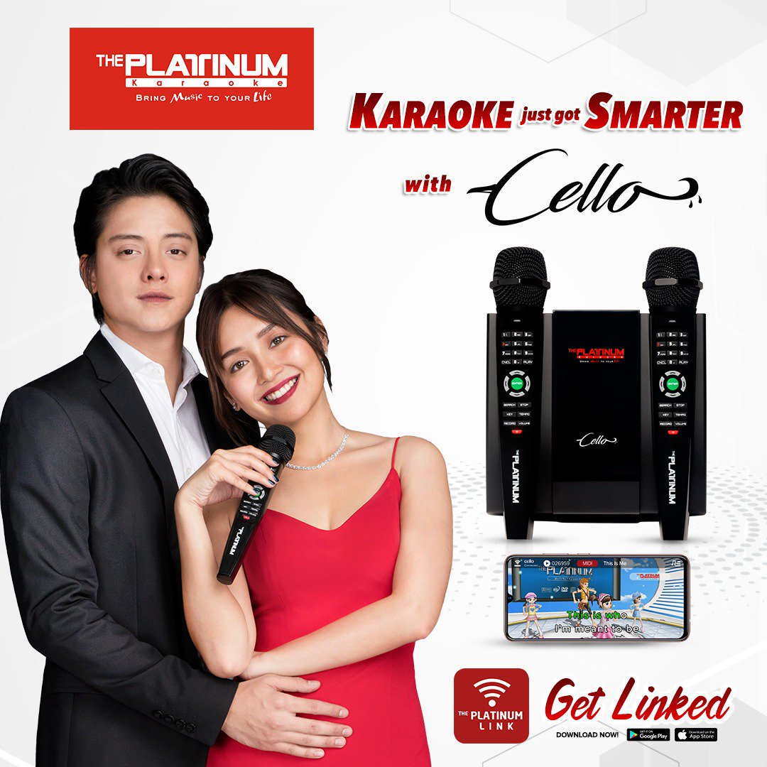 You better believe it! We are happy to announce that #Kathniel is now part of our growing Platinum Karaoke Family! Karaoke just got smarter, with Platinum Cello! 
Let’s all give our NEW Platinum Ambassadors Kathryn and Daniel a warm welcome, Platinum Nation! #BringMusicToYourLife