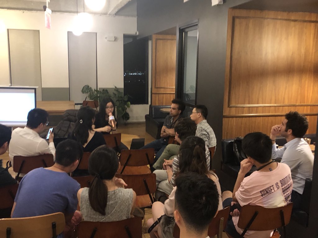 VenaProtocol's tweet photo. Meetup of Vena Network in New York #BLOCKCHAIN #crypto #bitcoin https://t.co/VqsihskqQm