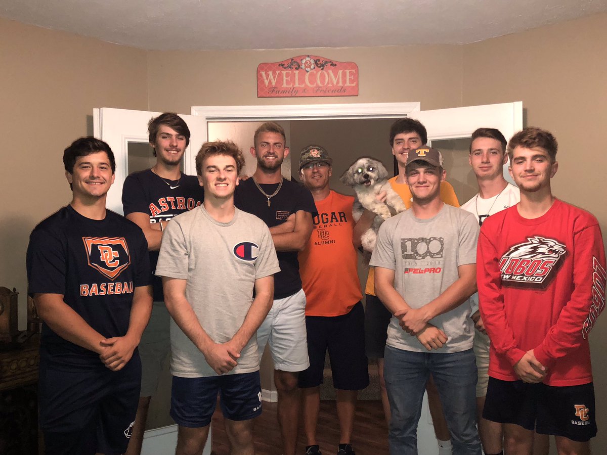 Senior Supper with the Class of 2019 Cougar Baseballers! Love These Men! Excited 4 Their Futures!