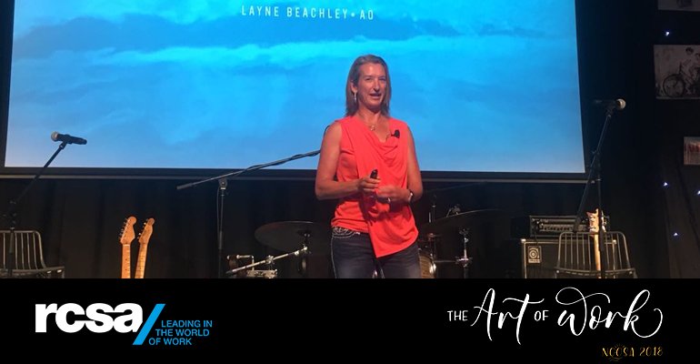 RCSA_official's tweet photo. 'Your relationship with yourself sets the tone for every other relationship you have' Australian icon @LayneCBeachley at the 2018 #rcsaconf. Thanks to our Principal Partner @PrimeSuper https://t.co/BKBklNNEK5
