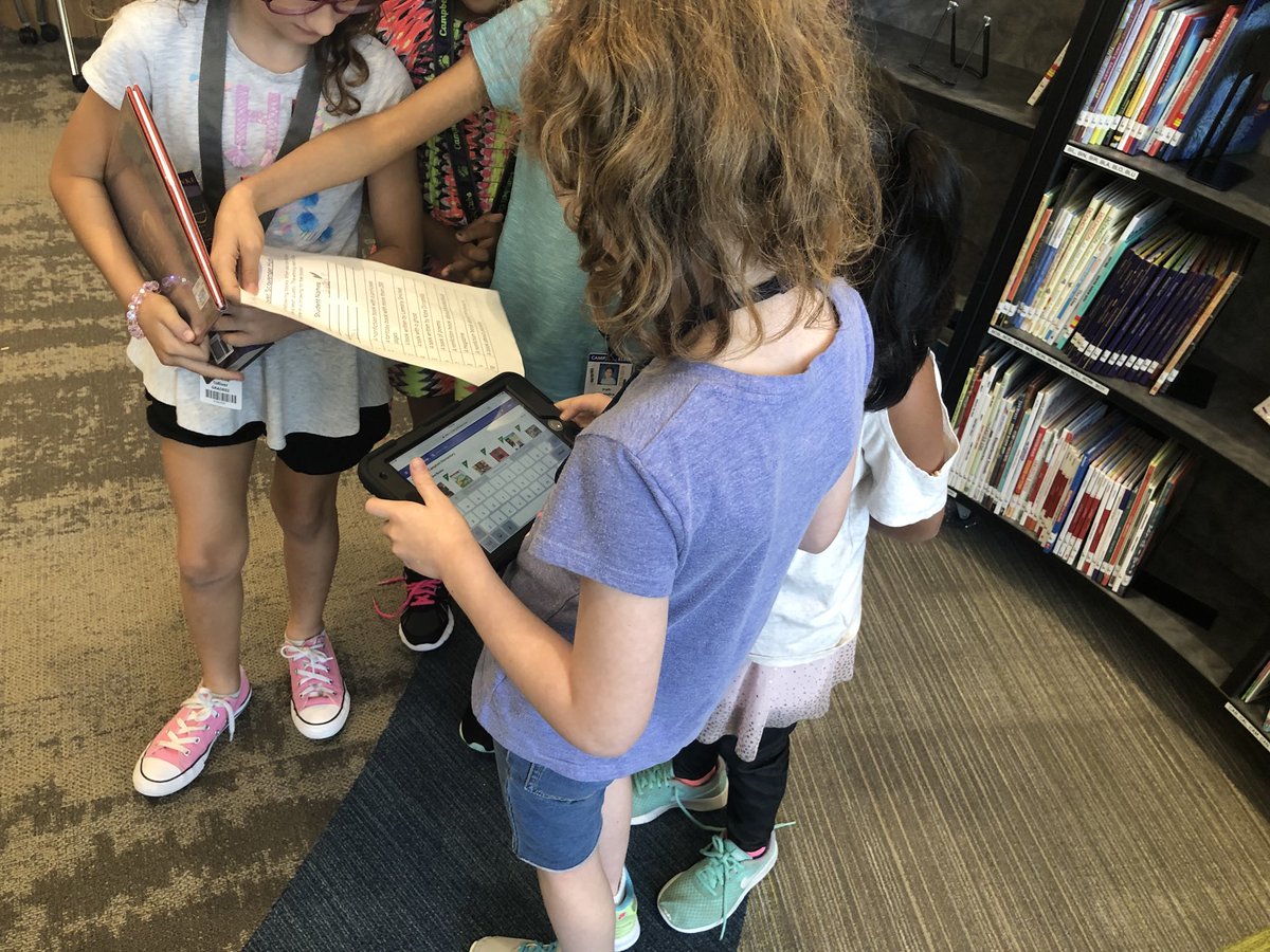 Our 2nd and 4th graders have had a blast getting familiar with Destiny Discover this week on their library scavenger hunt! @cubsread #ACEcubs #katylibrarians #competitivecubs