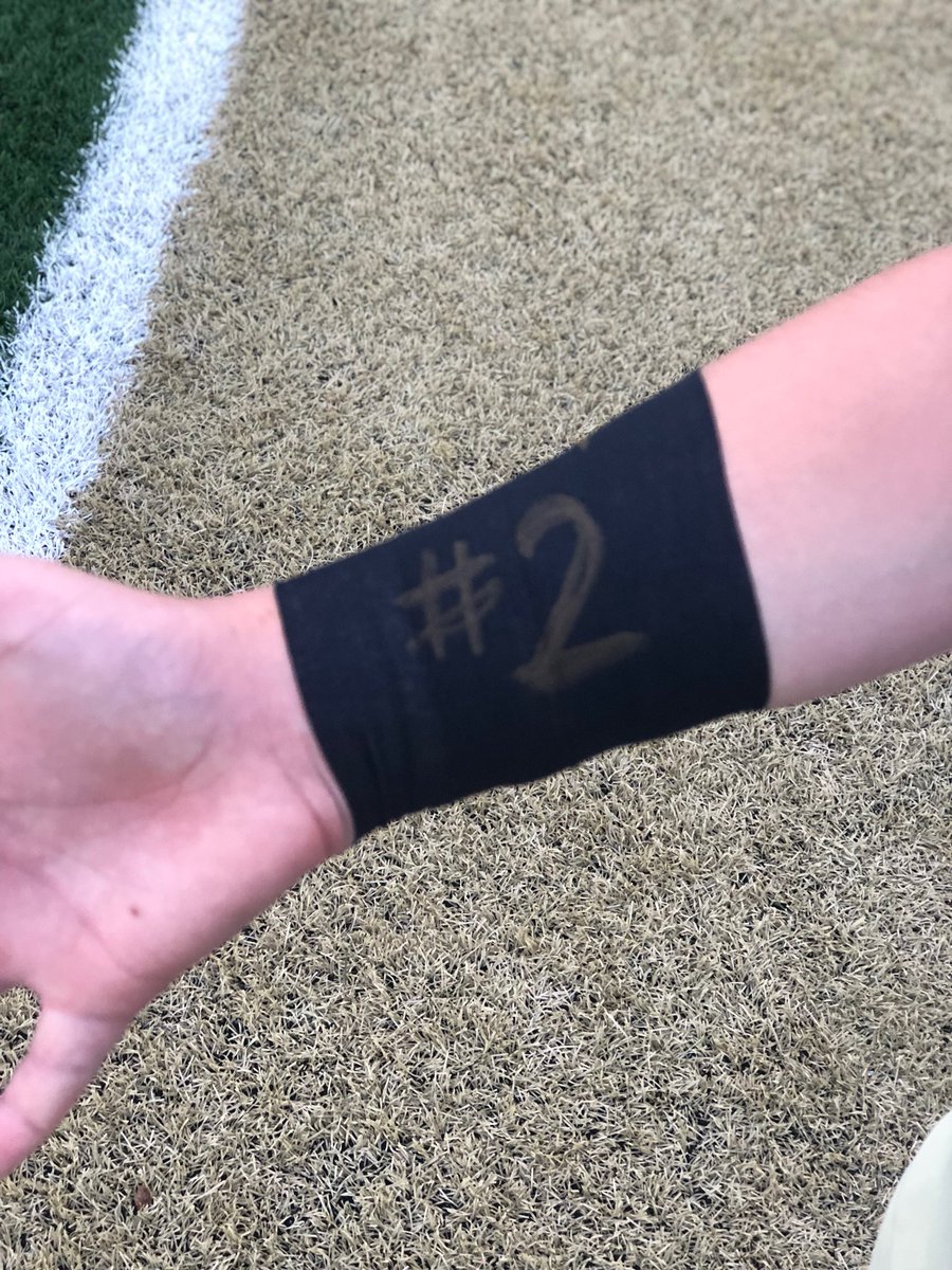 Chris_S_Hancock's tweet photo. A little tribute tonight at the @UCChristians football game. Carson displaying  @tommy_waters #2. He would have enjoyed the 43-0 win tonight @TeeKWaters @cheer4sbh https://t.co/FdykI0C6yp