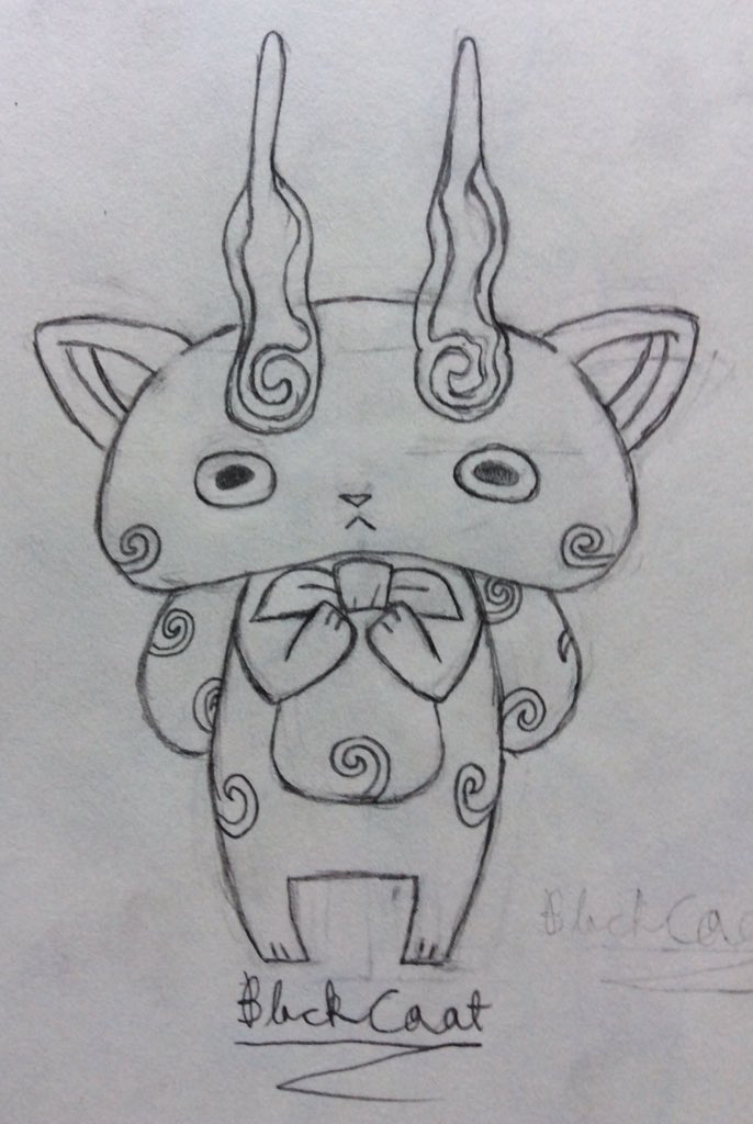BlackCoat_75's tweet photo. I drew a full portrait Komasan from Yo Kai Watch “oh my swirls” #YoKaiWatch #Komasan #Gaming #Anime #GamingFanArt #AnimeFanArt #FanArt #VideoGames #FullPortrait #NintendoFanArt #Nintendo #charming #Yokai #IceCream #Swirls #OhMySwirls https://t.co/jh5HqaKZna