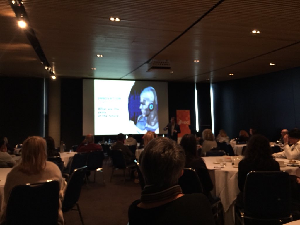 waperry's tweet photo. Applying #NLP to prepare students for a swiftly evolving economy understanding the way you interpret events in your life & therefore how you respond with Martin @ProfoundLead @VDCeduau #VDCTL18 https://t.co/aQmtyP44m9